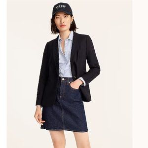 NWT J.Crew Parke Blazer in Wool flannel, Size 12